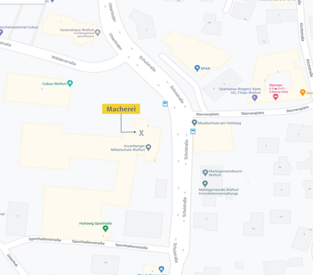 Hier ist die macherei